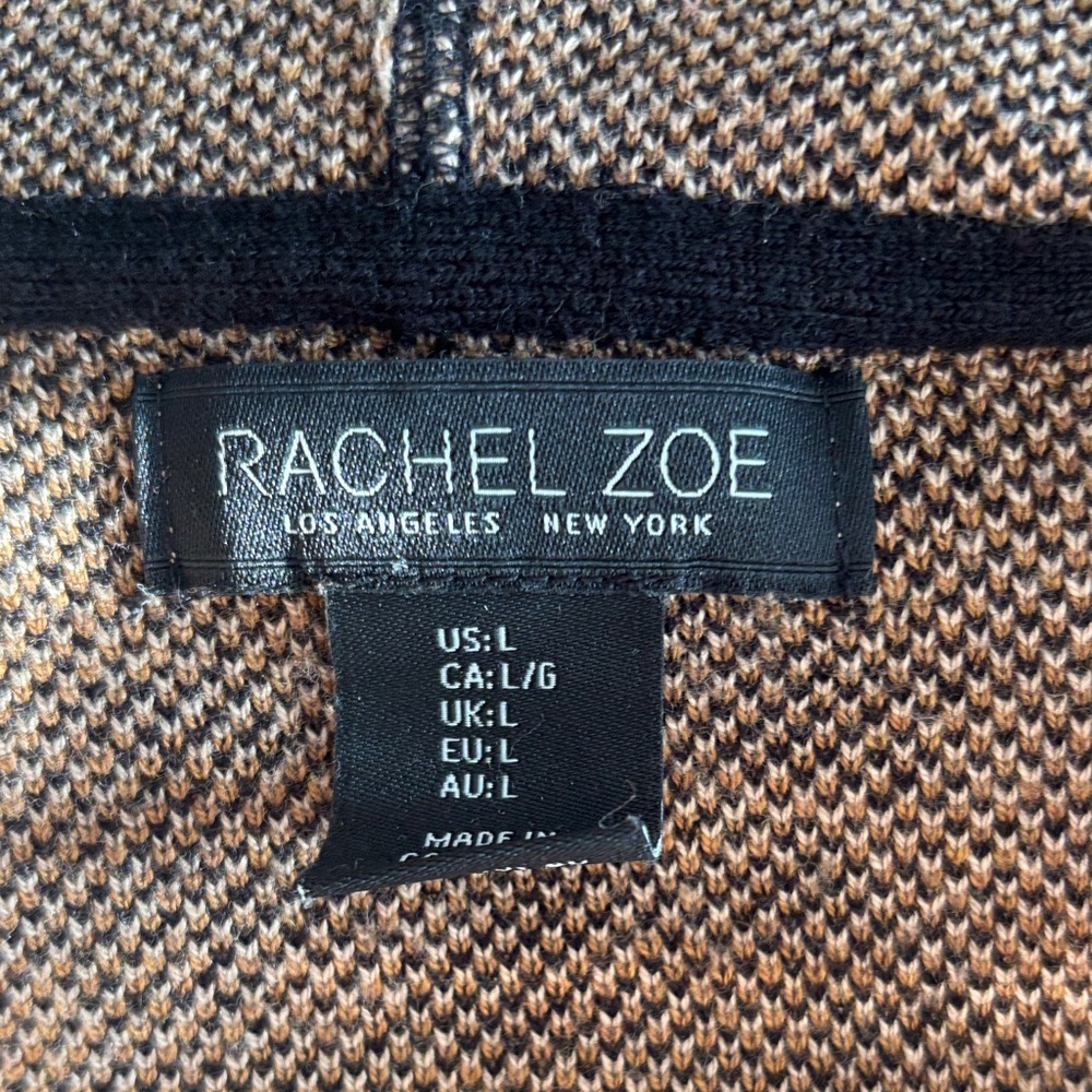 Rachel Zoe Black and Brown Knit Top